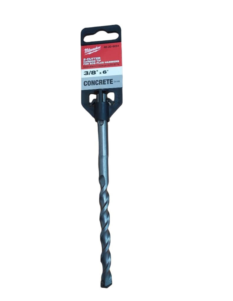 BROCA SDS PLUS 3/8" X 4" X 6" REF. MET-48-20-6051 MARCA MILWAUKEE