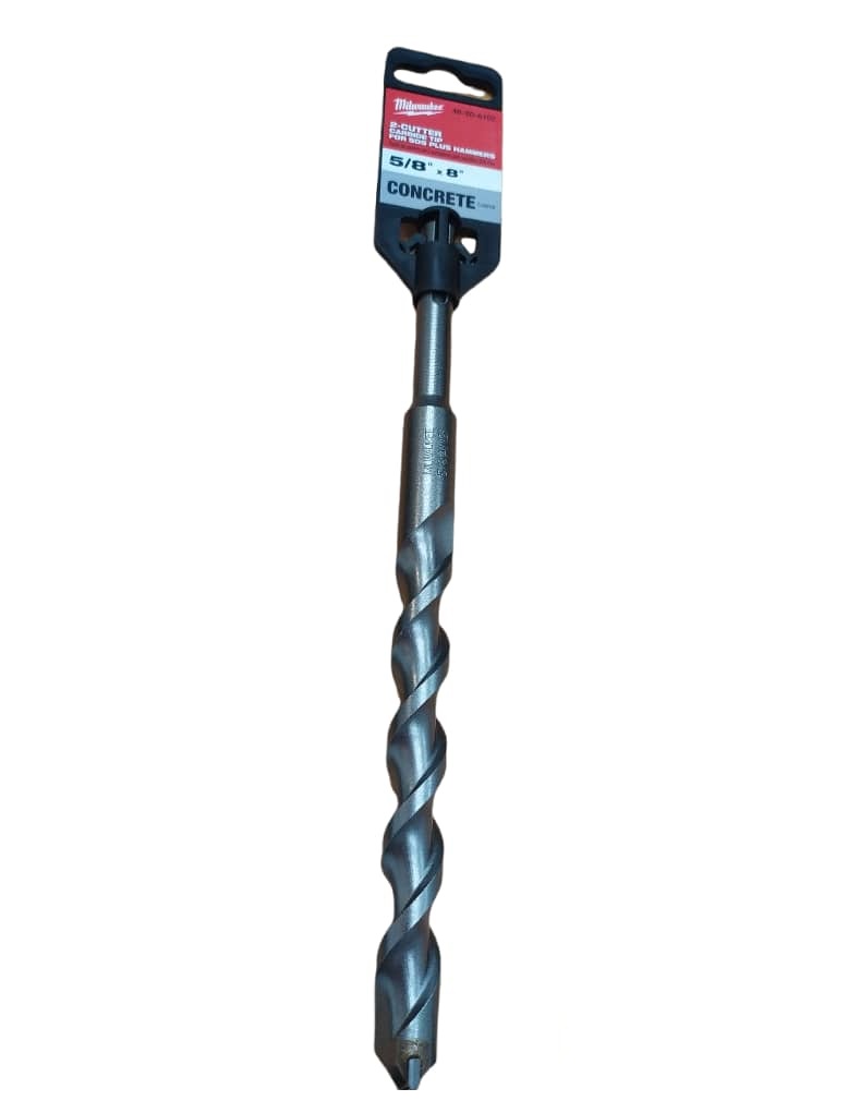 BROCA SDS PLUS 5/8" X 6" X 8" REF. MET-48-20-6102 MARCA MILWAUKEE