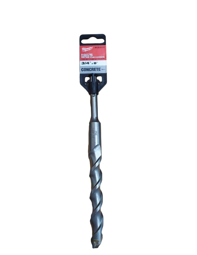 BROCA SDS PLUS 3/4" X 6" X 8" REF. MET-48-20-6121 MARCA MILWAUKEE