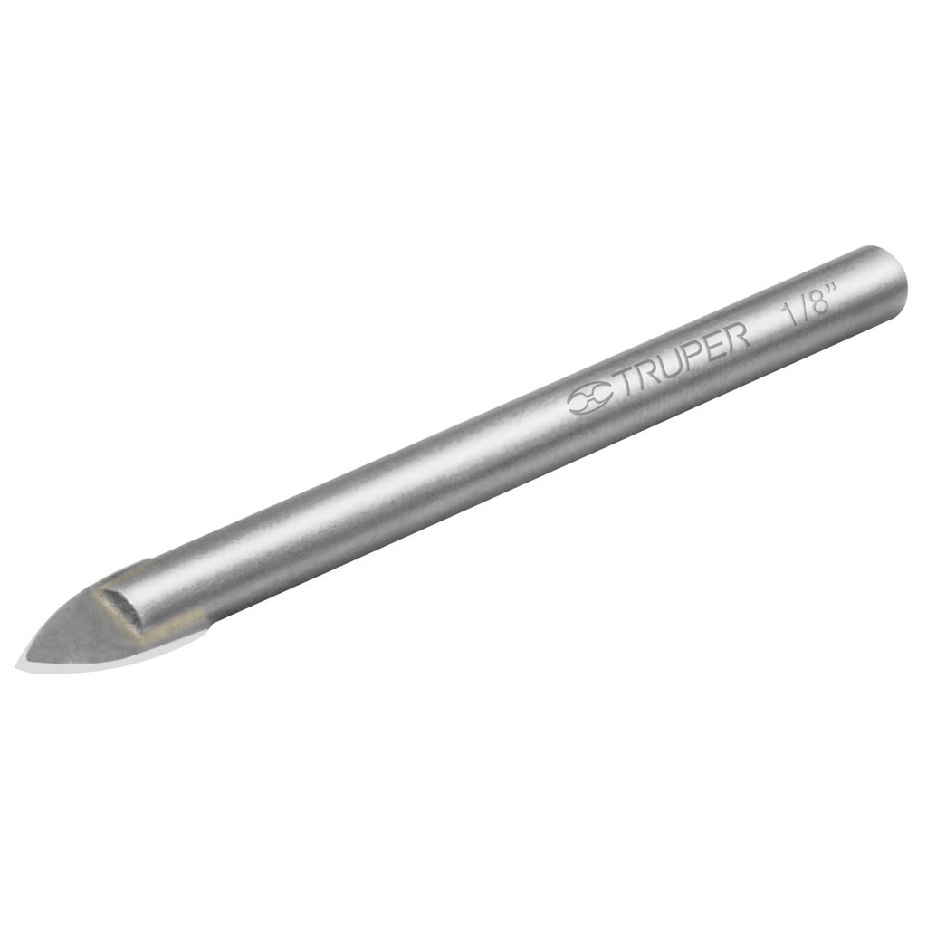 BROCA P/VIDRIO-CERAMICA-MARMOL 1/4" MOD.BVI-1/4 REF.11702 MARCA TRUPER