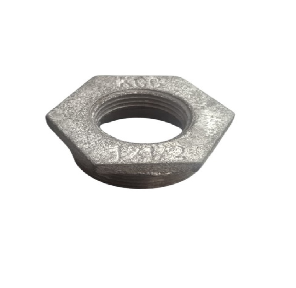 BUSHING GALVANIZADO 1" X 1/2" ROSCADO ( UNIDAD ) REF. GALC-30 MARCA GDESEO