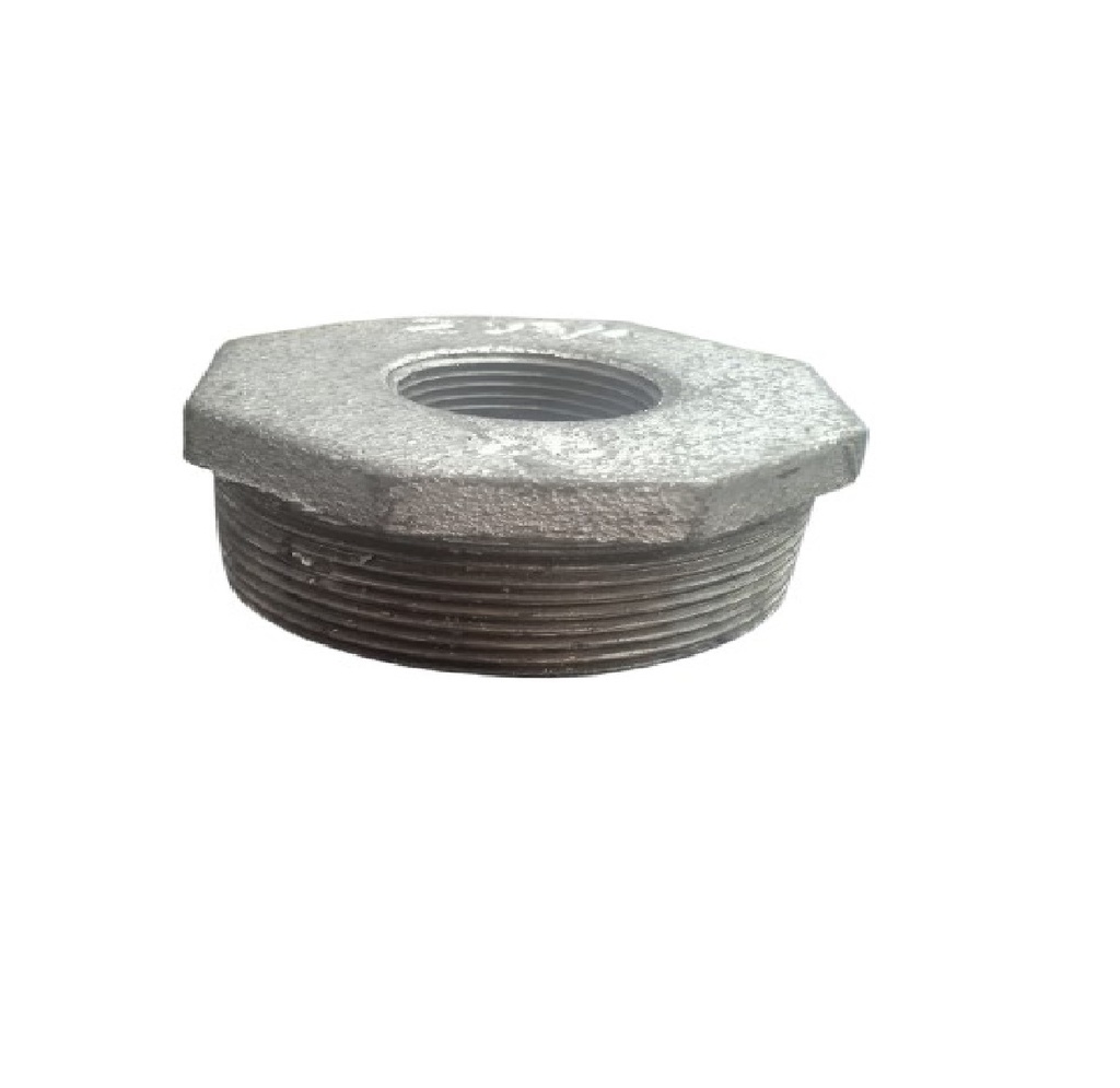 BUSHING GALVANIZADO 2" X 3/4" ROSCADO ( UNIDAD ) REF. GALC-33 MARCA GDESEO