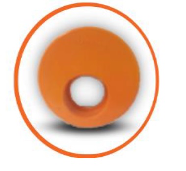 BUSHING REFORZADO DE PVC PARA AGUA SERVIDA 110 MM X 50 MM (4"X2" ) CXE REF.C171061B NARANJA UNITECA