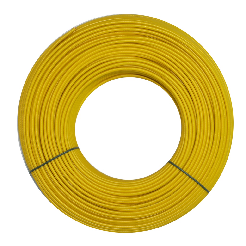 CABLE THHW NRO. 10 AWG 90°C 600V / COLOR AMARILLO ROLLO 100 MTS MARCA CABLESCA