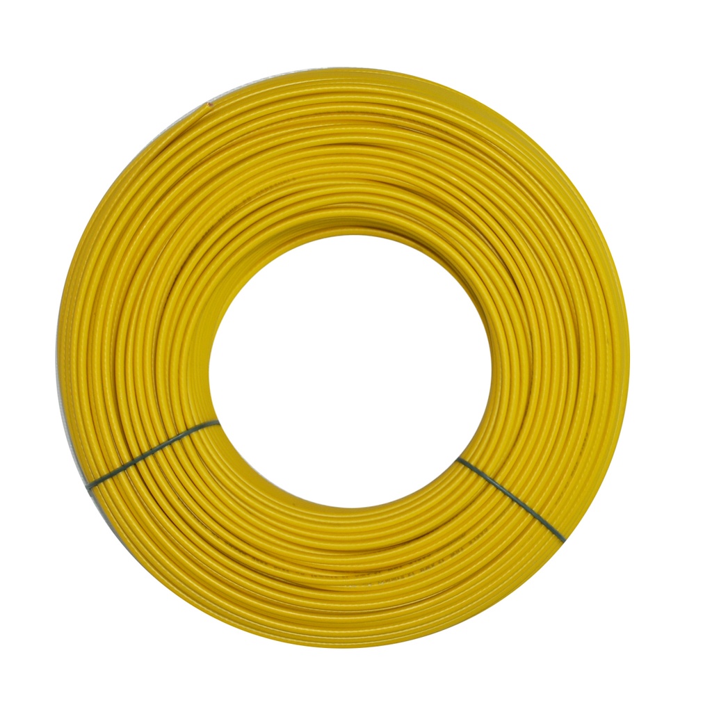 CABLE BW NRO. 12 70°C 750 V / COLOR AMARILLO ROLLO DE 100 MTS MARCA CABLECO