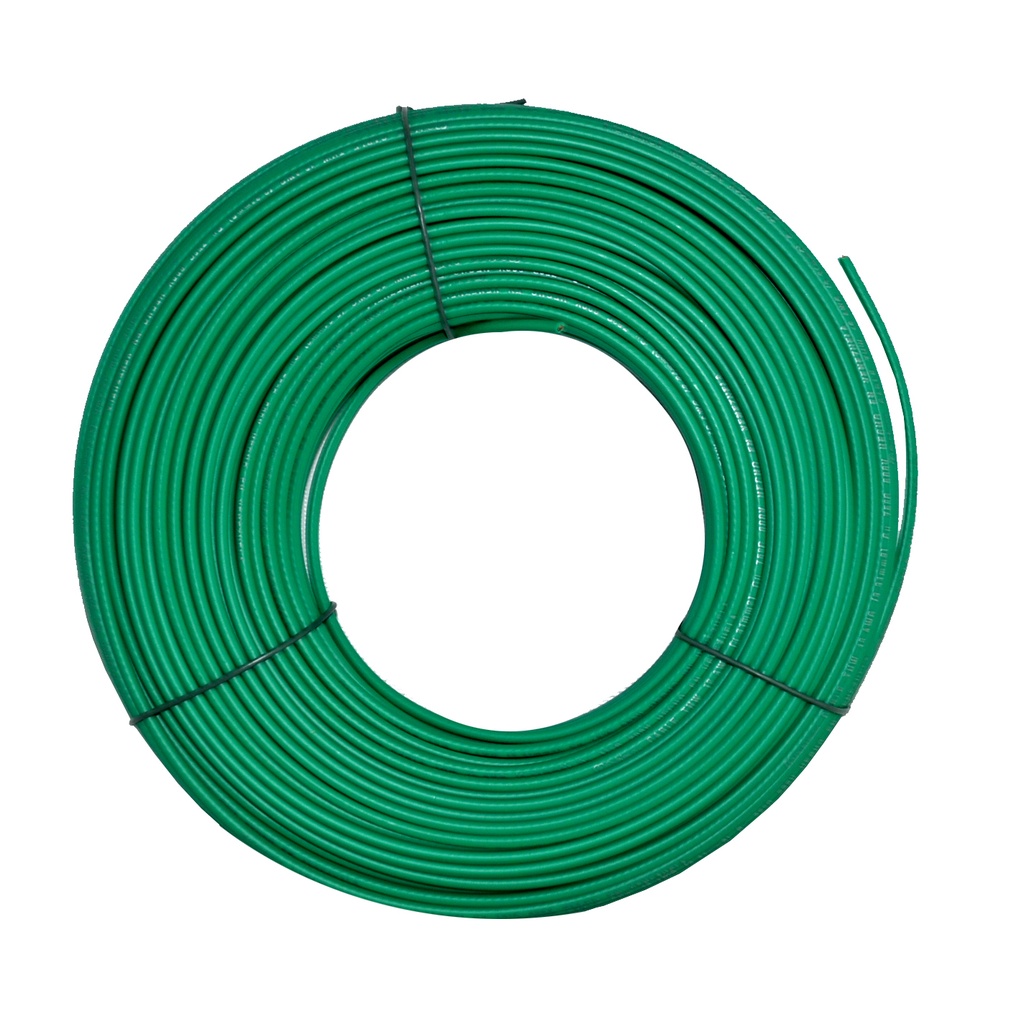 CABLE BW NRO. 12 70°C 750 V / COLOR VERDE ROLLO DE 100 MTS MARCA CABLECO