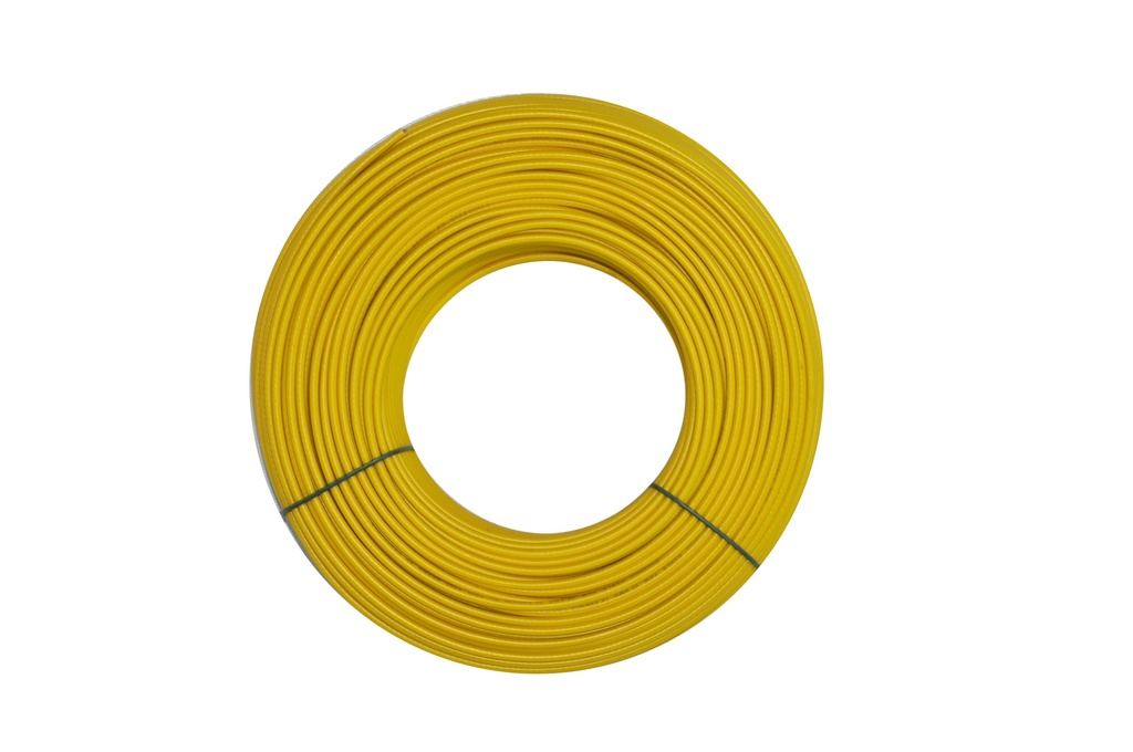 CABLE THHW NRO. 12 AWG 90°C 600V / COLOR AMARILLO ROLLO 100 MTS MARCA CABLESCA