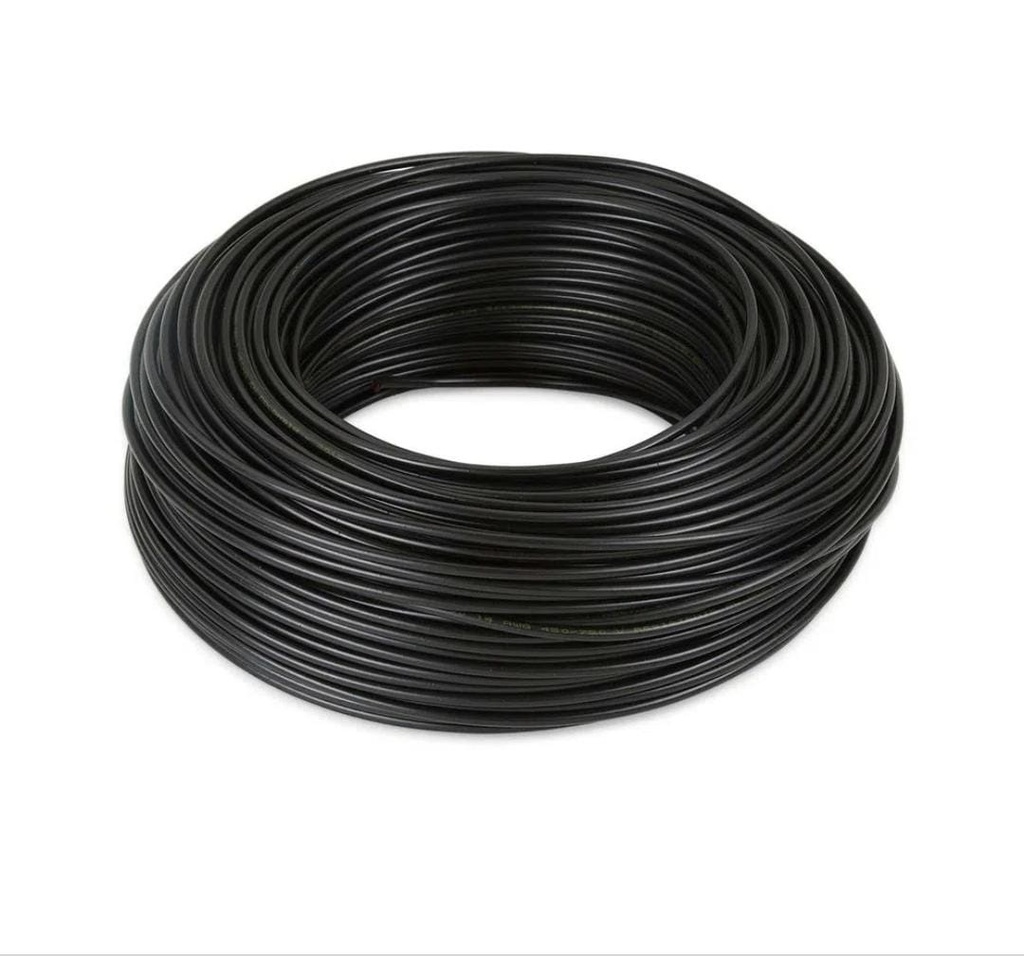 CABLE THW NRO. 14 AWG 90°C 600V / COLOR NEGRO ROLLO 100 MTS MARCA CABLESCA
