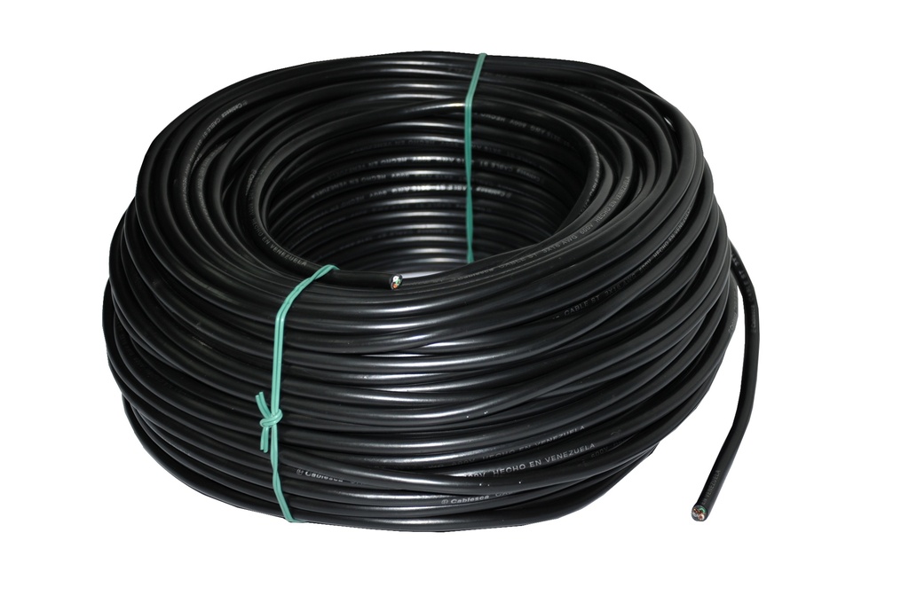 CABLE ST NRO. 4 X 14 AWG 75 / 100°C 600V / COLOR NEGRO POR METRO MARCA CABLESCA