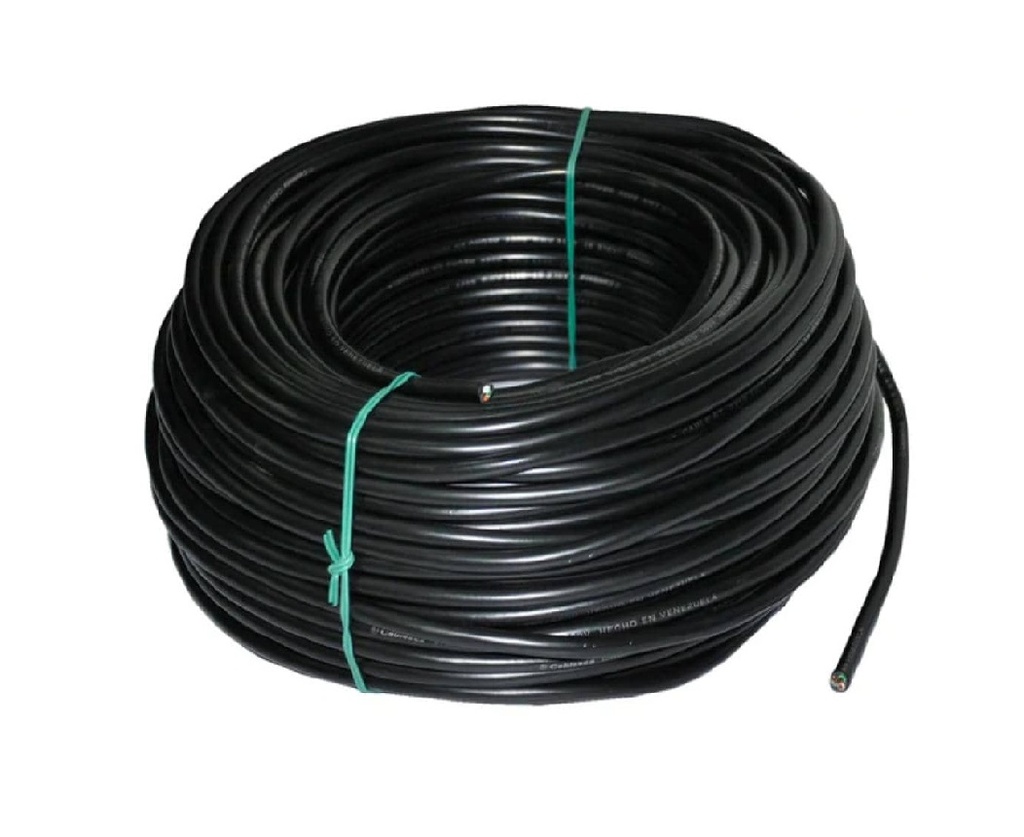 CABLE ST NRO. 4 X 8 AWG 75 / 100°C 600V / COLOR NEGRO POR METRO MARCA CABLESCA