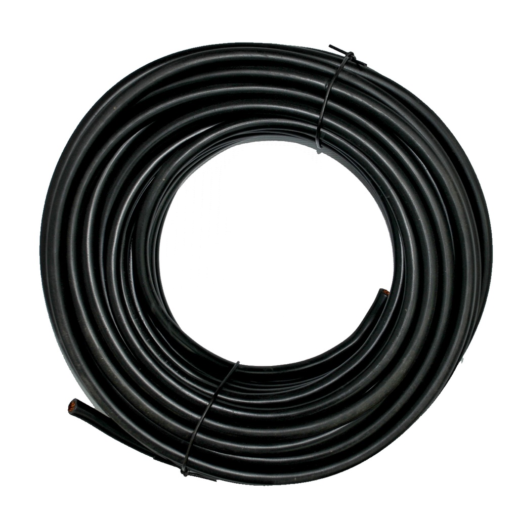 CABLE PARA MAQUINA DE SOLDAR NRO. 4 POR METRO COLOR NEGRO MARCA CABLESCA