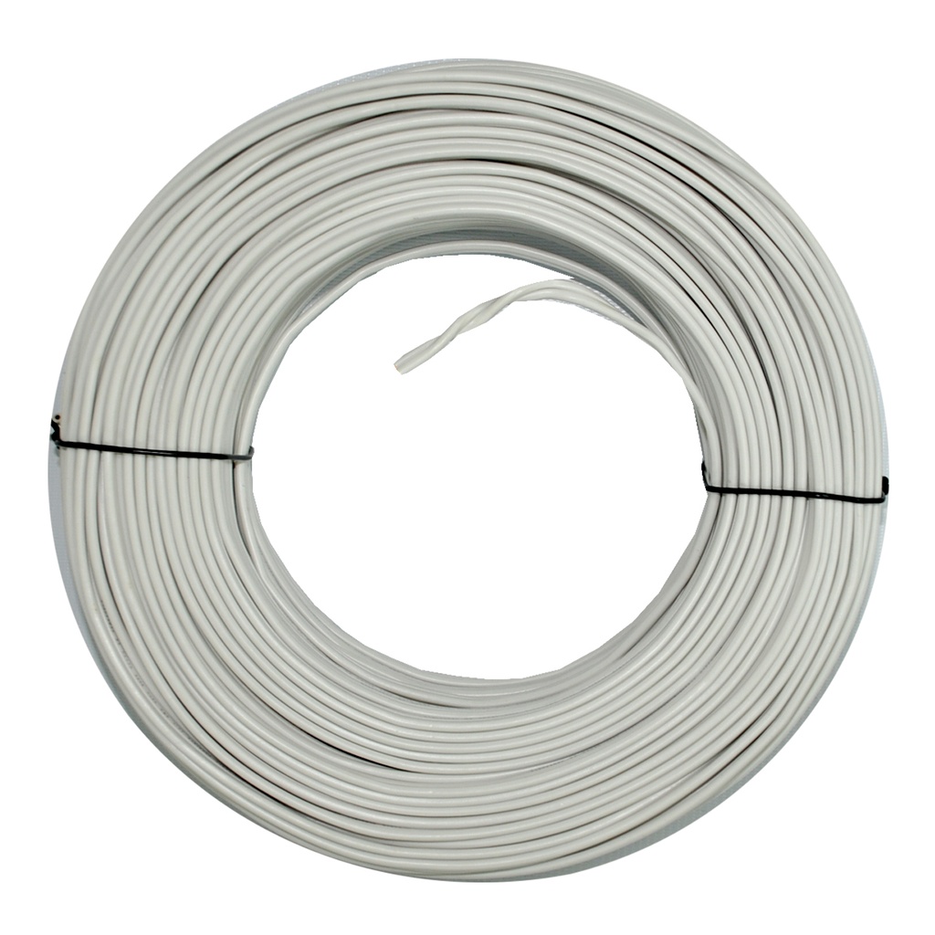 CABLE SPT NRO. 2 X 16 60°C 300V / COLOR BLANCO POR METRO MARCA CABLESCA