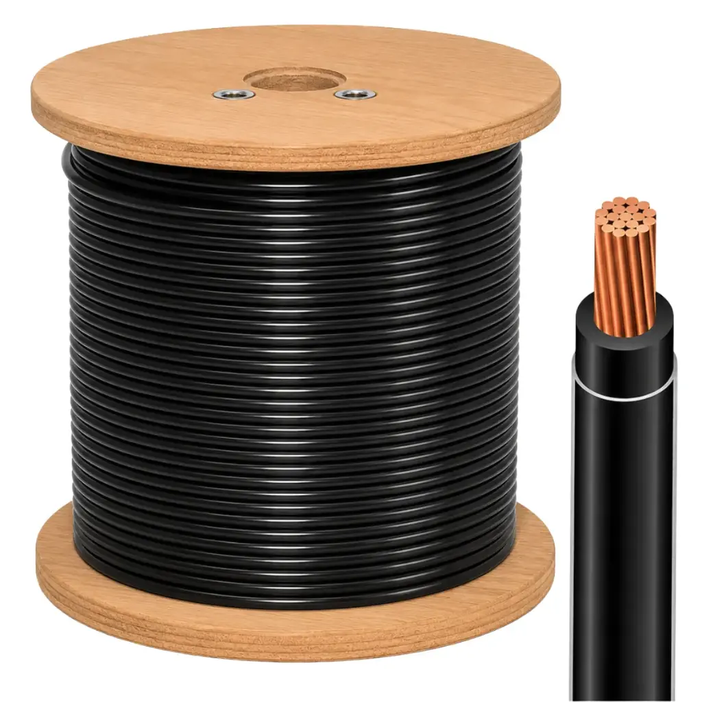 CABLE THHW NRO. 250 MCM 90°C 100% COBRE COLOR NEGRO POR METRO MARCA CABLESCA