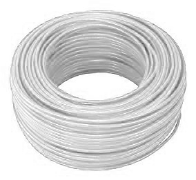 CABLE AUTOMOTRIZ 18 AWG / 105 °C 600V UL-62 UL-83 COLOR BLANCO ROLLO DE 100 MTS MARCA ICONEL