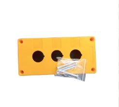 CAJA BOTONERA 3 HUECOS MOD. HJ9-3/Y REF. CON14301 MARCA ANDELI