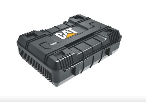 CAJA DE HERRAMIENTA STORAGE COMBINABLE PLASTICA 45CM X 32CM X 14CM REF. DA41001 MARCA CAT