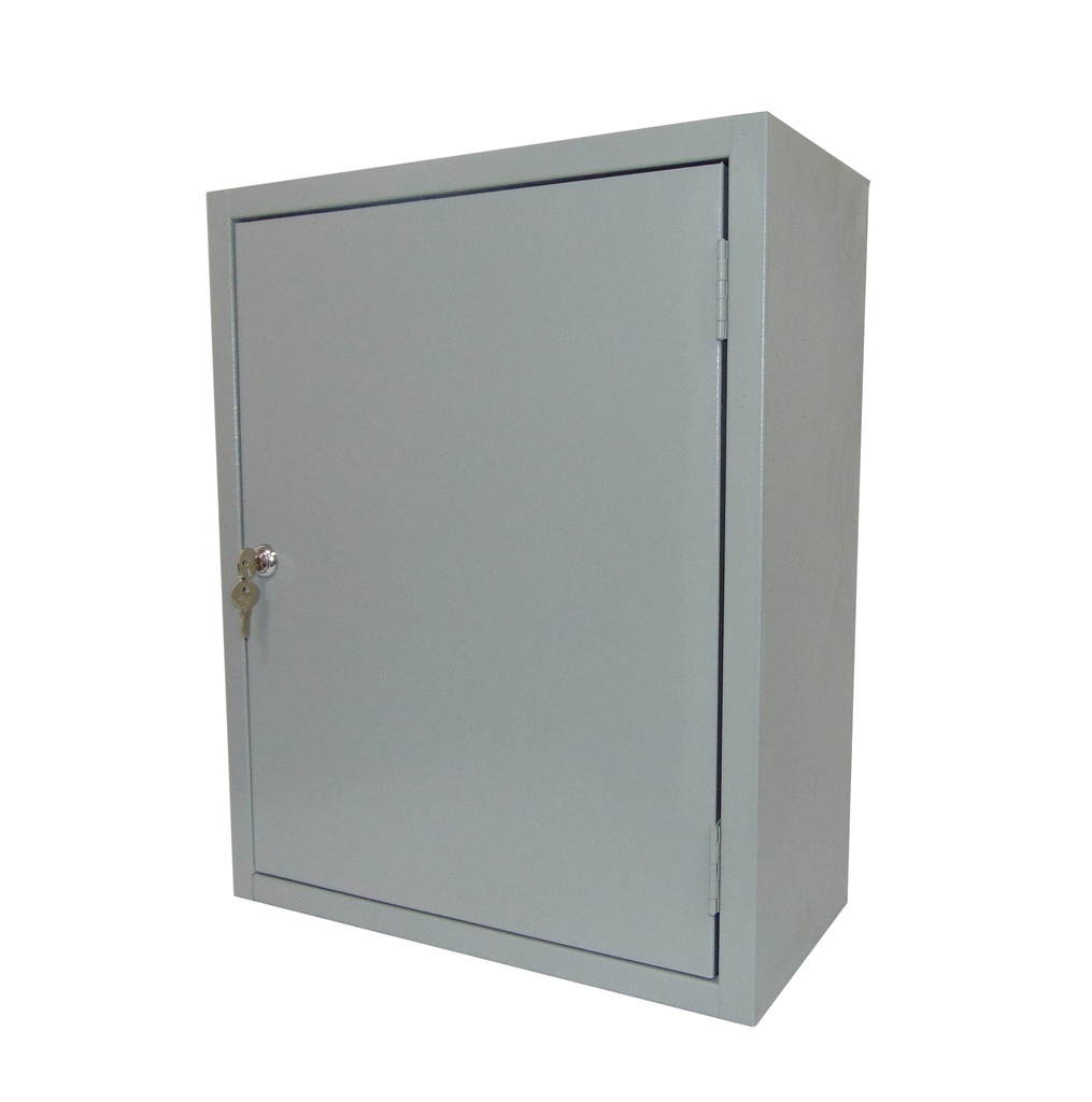 CAJA DE CONTROL ELECTRICO CON PUERTA Y CERRADURA DE 50 X 40 X 20 CM LAMINA DE 70 MM MARCA DISMEVEN