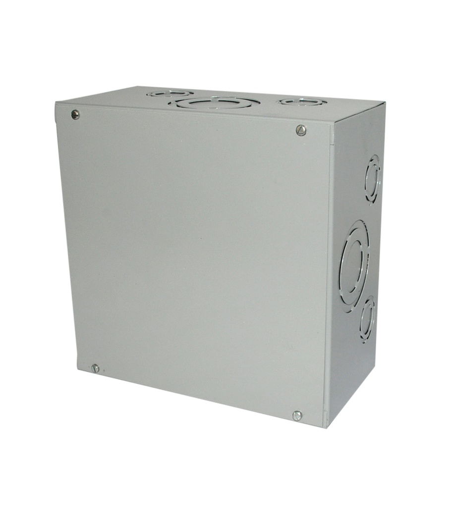 CAJA DE DERIVACION ELECTRICA CON TAPA Y PREPONCHADA DE 8" X 8" X 4" CAL 70 MM MARCA DISMEVEN