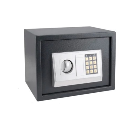 CAJA FUERTE 23 CM X 17 CM X 17 CM ELECTRONICA NEGRO REF. CF-1003N MARCA HUNTER