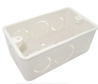 CAJETIN PLASTICO TIPO CONDUIT DE 4" X 2" (RECTANGULAR) REF. 927706 MARCA PAVCO