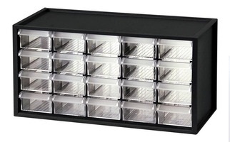 CAJA ORGANIZADORA 20 GAVETAS ANCHO 38 CM X ALTO 19 CM X PROFUNDIDAD 15 CM REF. CAJ-20 MARCA SHUTER