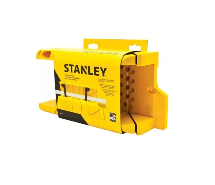 CAJA DE INGLETADORA DE PVC SIN SERRUCHO CORTE 45 A 90 GRADOS REF. 20112 MARCA STANLEY