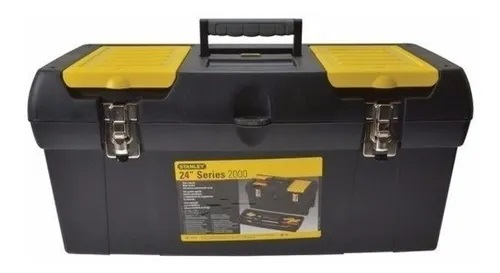 CAJA DE HERRAMIENTA SERIE 2000 C/BANDEJA Y ORGANIZADOR 24" REF. 24013S MARCA STANLEY