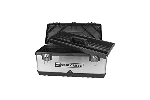 CAJA DE HERRAMIENTAS ACERO INOX. 15" REF. TC4043 MARCA TOOLCRAFT