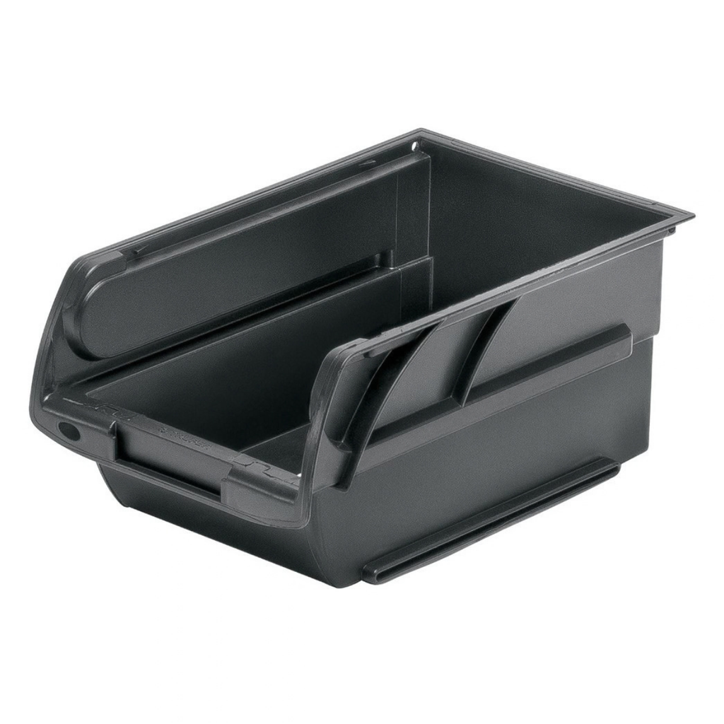CAJA APILABLE (17 X 11 X 8 CM) NEGRO MOD. GAV-2 REF. 10889 MARCA TRUPER