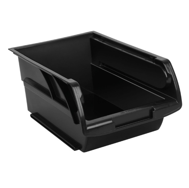 CAJA APILABLE (34 X 21 X 15 CM) NEGRO MOD. GAV-4 REF. 10891 MARCA TRUPER