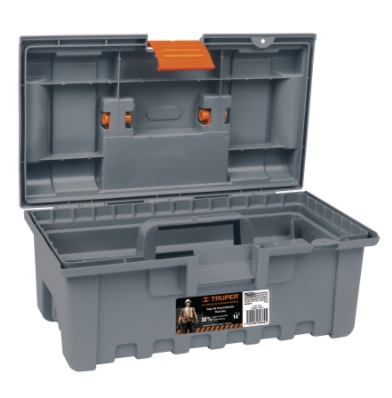 CAJA DE HERRAMIENTAS C/BANDEJA 14 X 8" MOD.CHA-14G REF.19855 MARCA TRUPER
