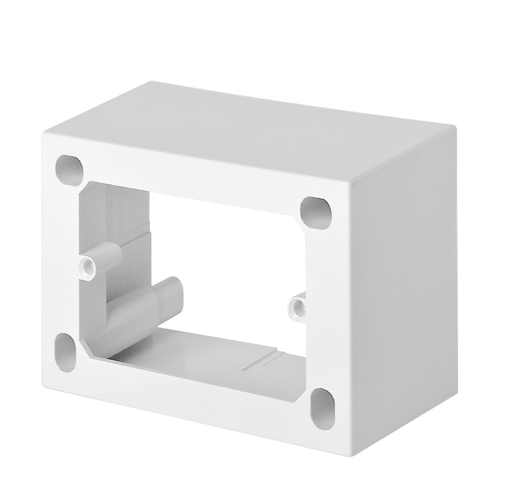 CAJA / CAJETIN SUPERFICIAL 3M P43,5 MM 4" X 2 " COLOR BLANCO REF. 09975.01 MARCA VIMAR