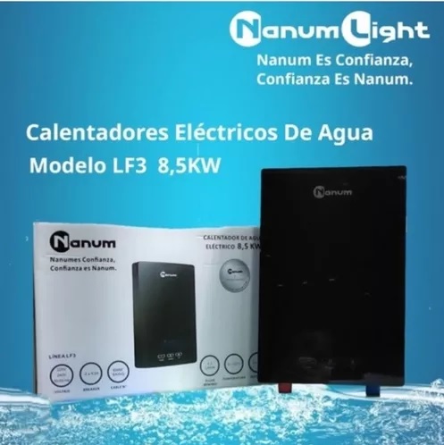 CALENTADOR ELECTRICO RECORD 8.5 KW 220-240V 50-60HZ 6-8 LTS/ MIN REF. 989985 MOD. LF3 NANUM LIGHT