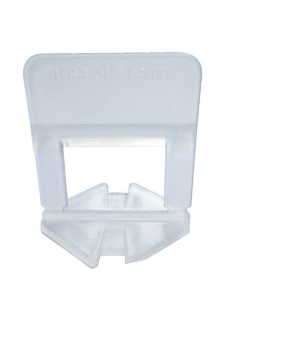 CALZOS PARA SISTEMA DE NIVELACION 3 MM PORCELAN/CERAMICA ( BOLSA 250 UND) COD. 401523 REF. 2581 MARCA NUSAC