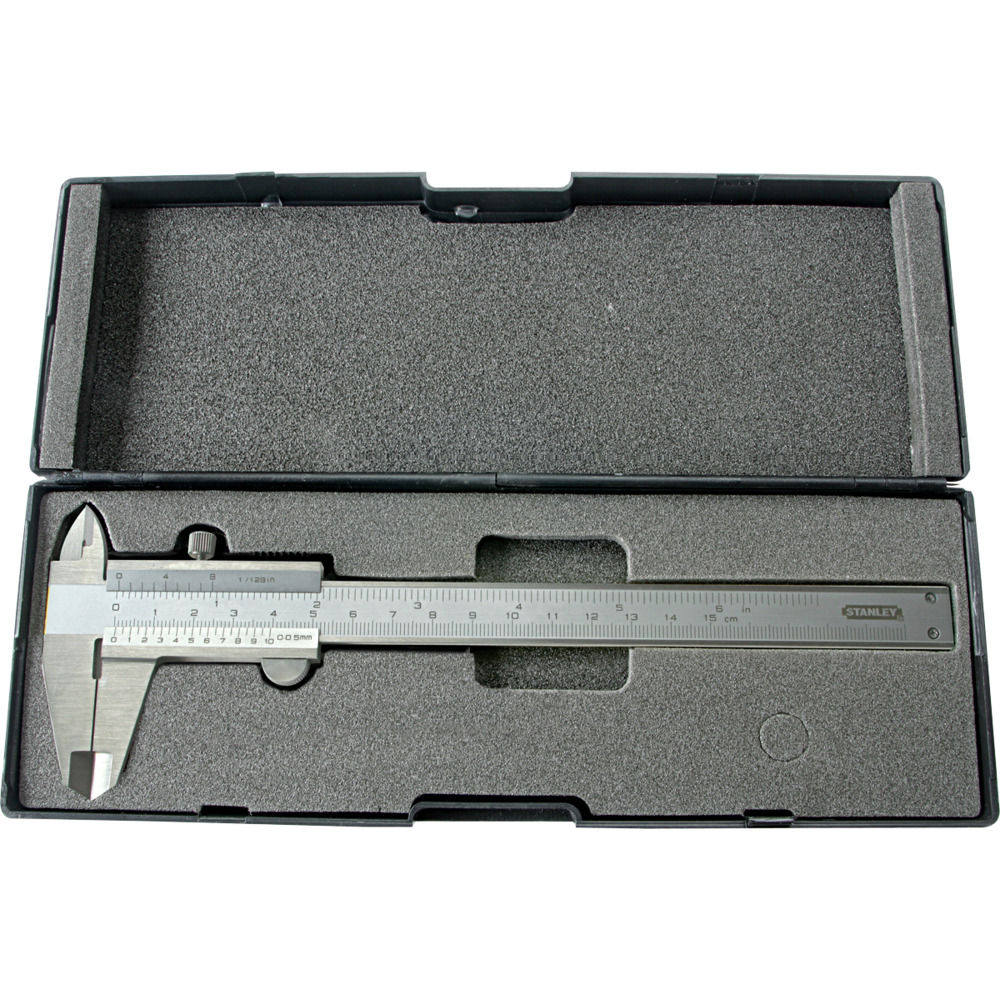 CALIBRADOR / VERNIER 0 A 6" / 150 MM C/ ESTUCHE REF. 78-201 MARCA STANLEY