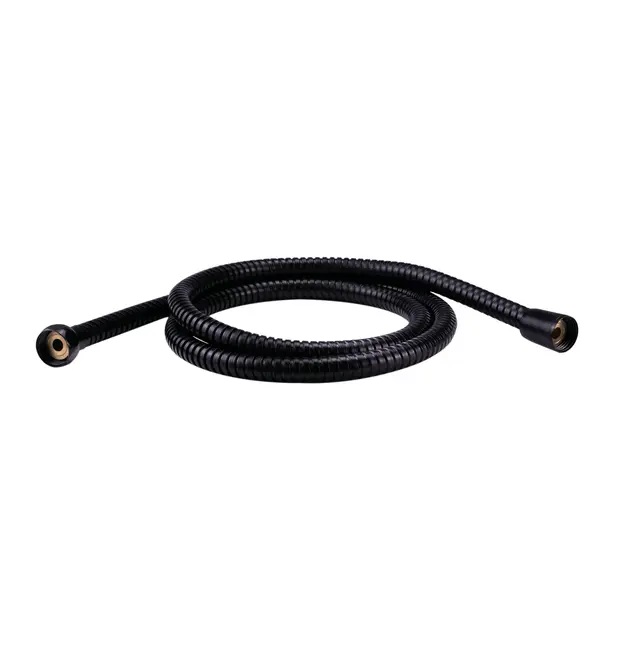 CANILLA FLEXIBLE 1/2 X 1/2 X 120 CM DE LUXE BLACK REF. GRI-1550 MARCA BELT-G