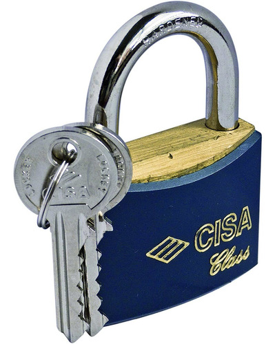 CANDADO PLANO DE ARCO SERIE CLASS DE 30MM REF. 12640088 MARCA CISA