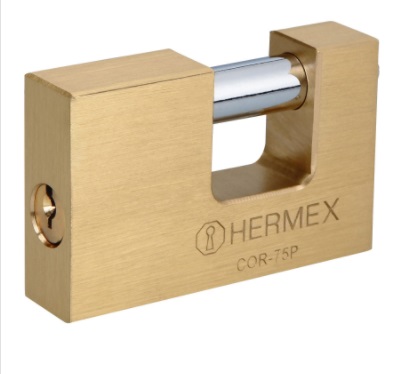 CANDADO ANTICIZALLA 75 MM LATON MOD. CLP-9 REF. 23512 MARCA HERMEX