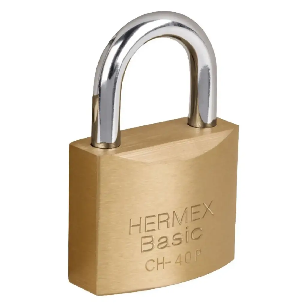 CANDADO PLANO 40 MM MOD. CH-40P REF. 23520 MARCA HERMEX