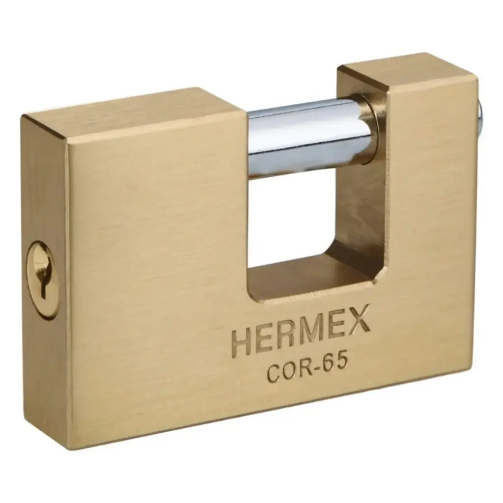 CANDADO ANTICIZALLA 65 MM MOD. COR-65 REF. 43356 / 18728 MARCA HERMEX