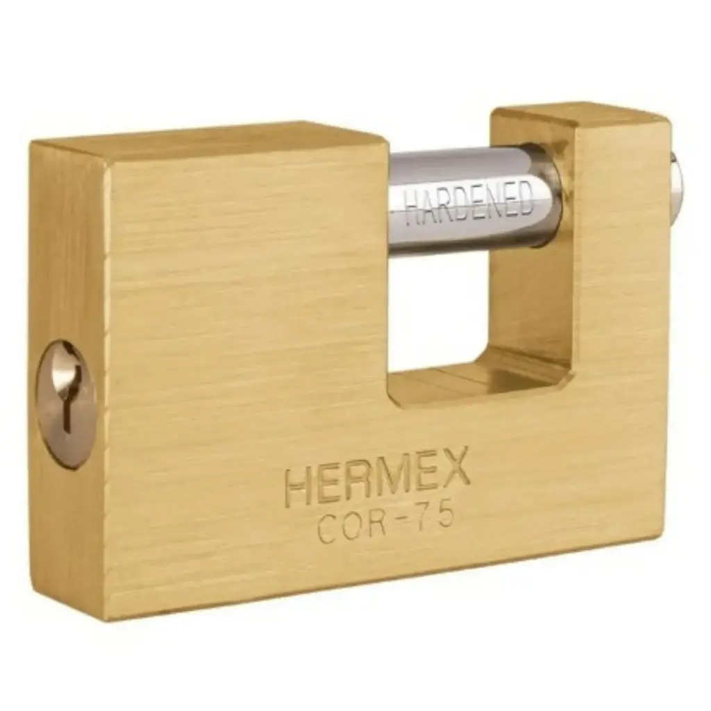 CANDADO ANTICIZALLA 75 MM MOD. COR-75 REF. 43357 MARCA HERMEX