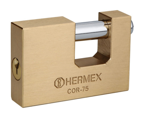 CANDADO ANTICIZALLA 75 MM MOD. COR-75 REF. 43357 MARCA HERMEX