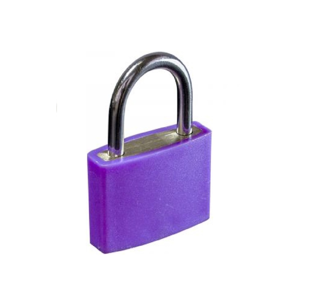 CANDADO FASHION MORADO 40 MM MORADO MOD. ZCE-1427EM REF. CE0167 MARCA ZOE