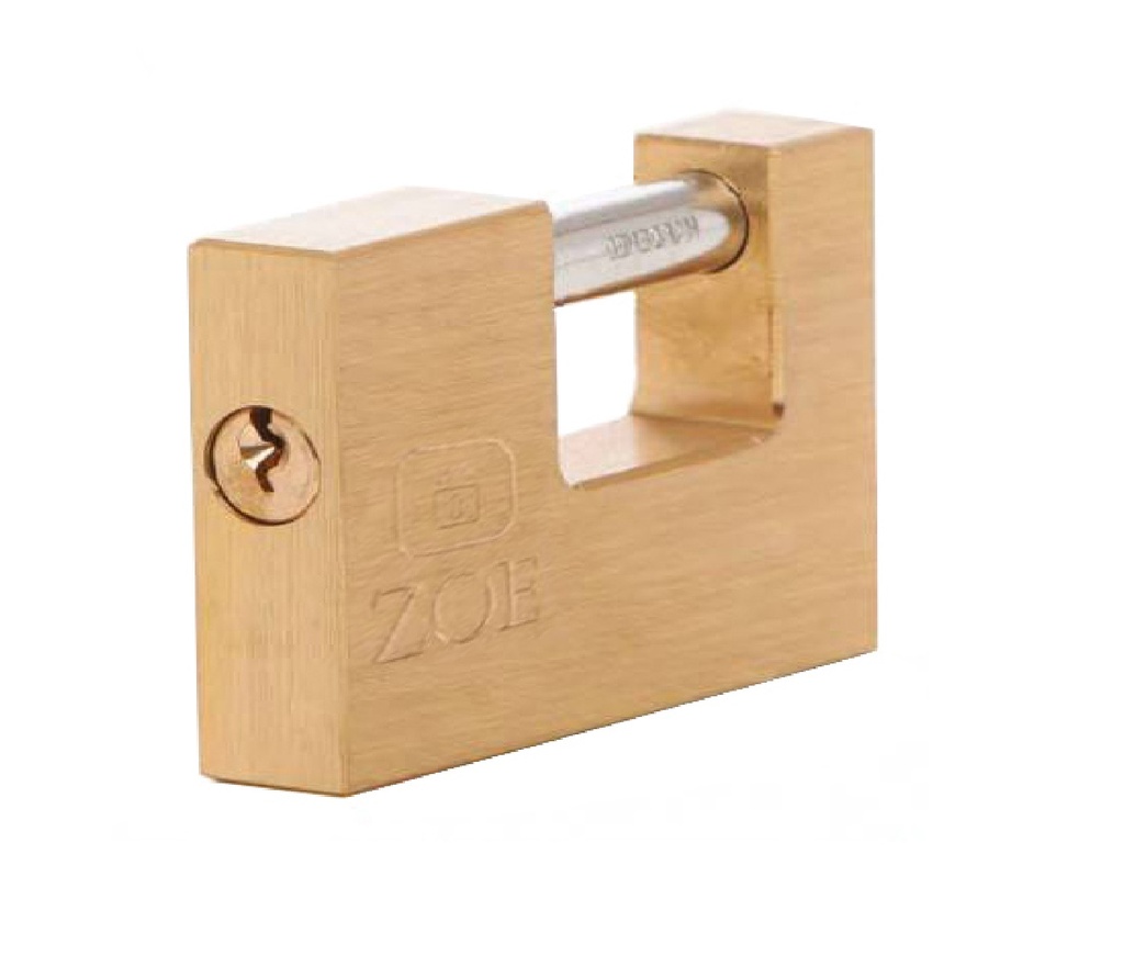 CANDADO ANTICIZALLA DE 90 MM BRONCE CEPILLADO MOD. ZCE-3583BU REF. CE0021 MARCA ZOE