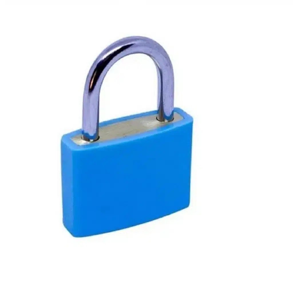 CANDADO FASHION AZUL 40 MM AZUL MOD. ZCE-7476EN REF. CE0168 MARCA ZOE