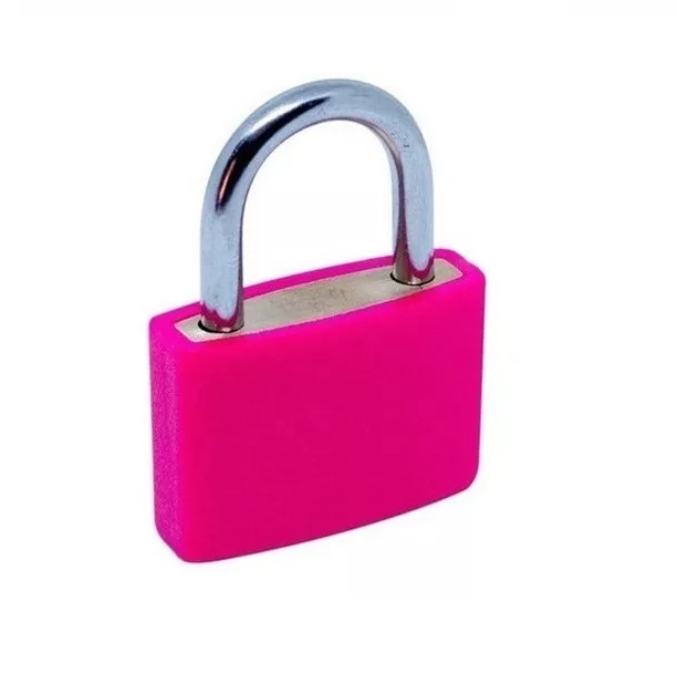 CANDADO FASHION FUCSIA 40 MM FUCSIA MOD. ZCE-9226EO REF. CE0169 MARCA ZOE