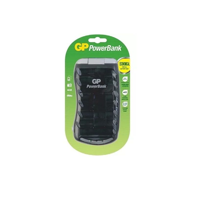 CARGADOR DE BATERIA UNIVERSAL AA/AAA/C/D/9V REF.6764 MOD.0670 MARCA GP