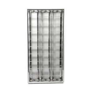 CARCASA P/LUMINARIA ESPECULAR CON BALASTO MULTIVOLTAJE P/EMB 3 X 18 W (60 X 60) MARCA SEA STAR
