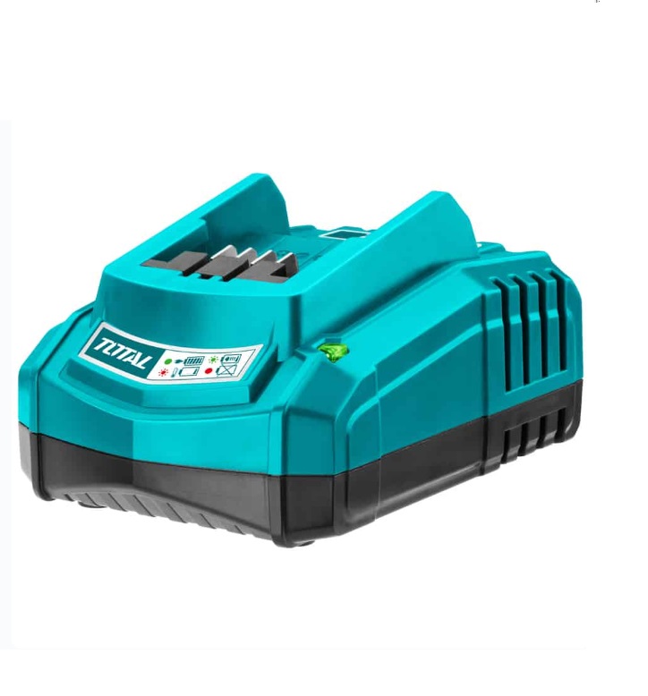 CARGADOR RAPIDO PARA BATERIA DE LITIO 20 V REF. UTFCLI2001 MARCA TOTAL TOOLS