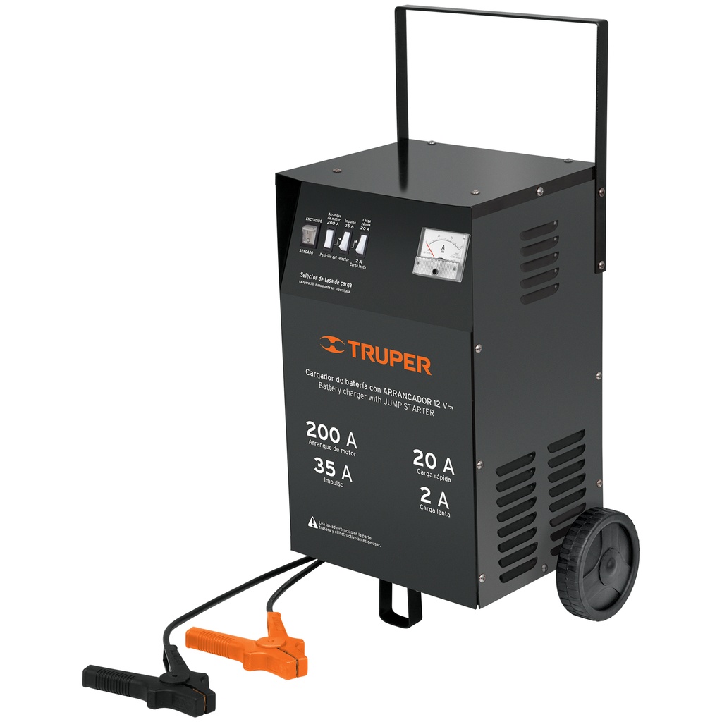 CARGADOR DE BATERIA 12V / 200 AMP MOD.CARBA-200 REF.13029 MARCA TRUPER